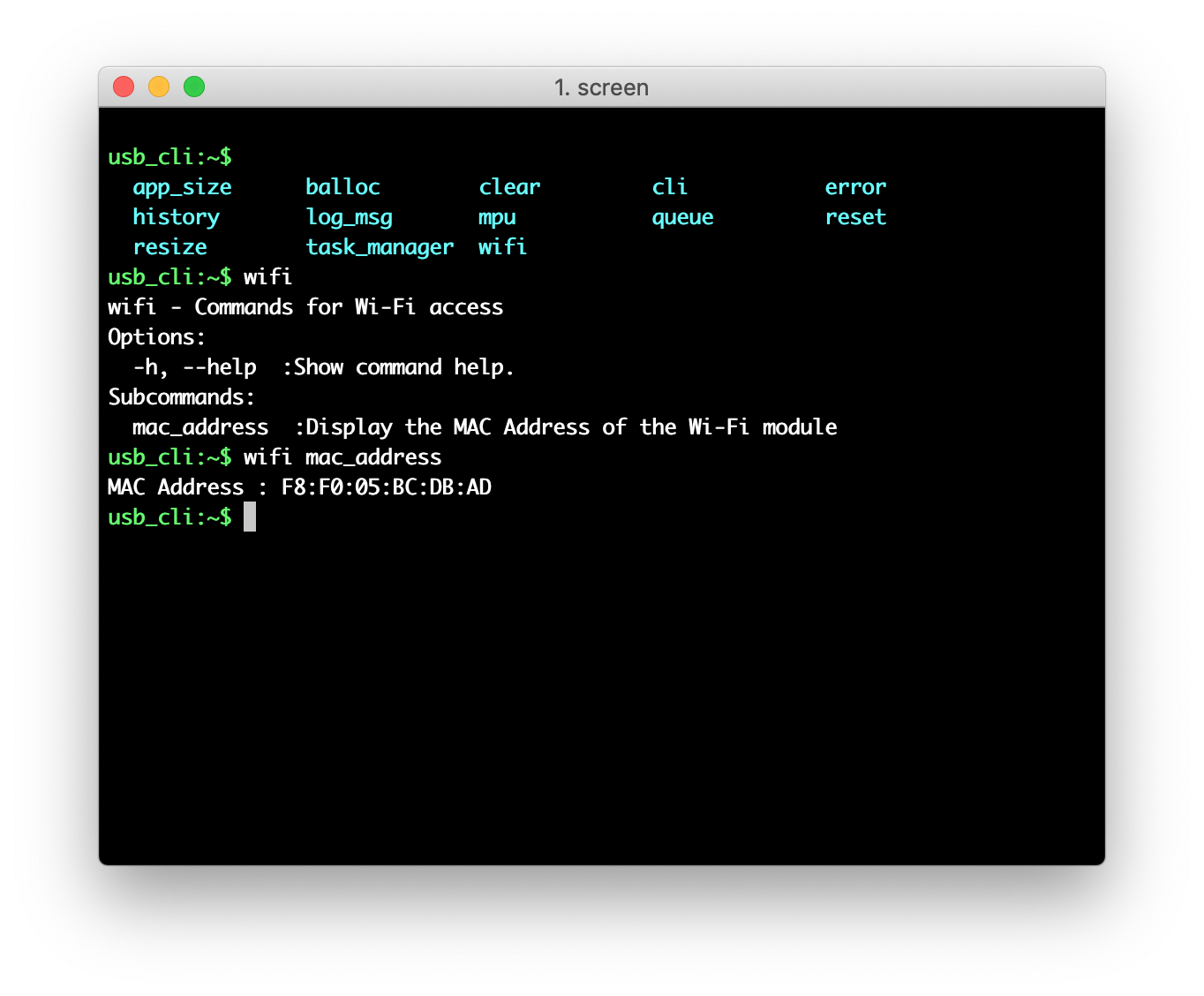 linux get mac address using javascript